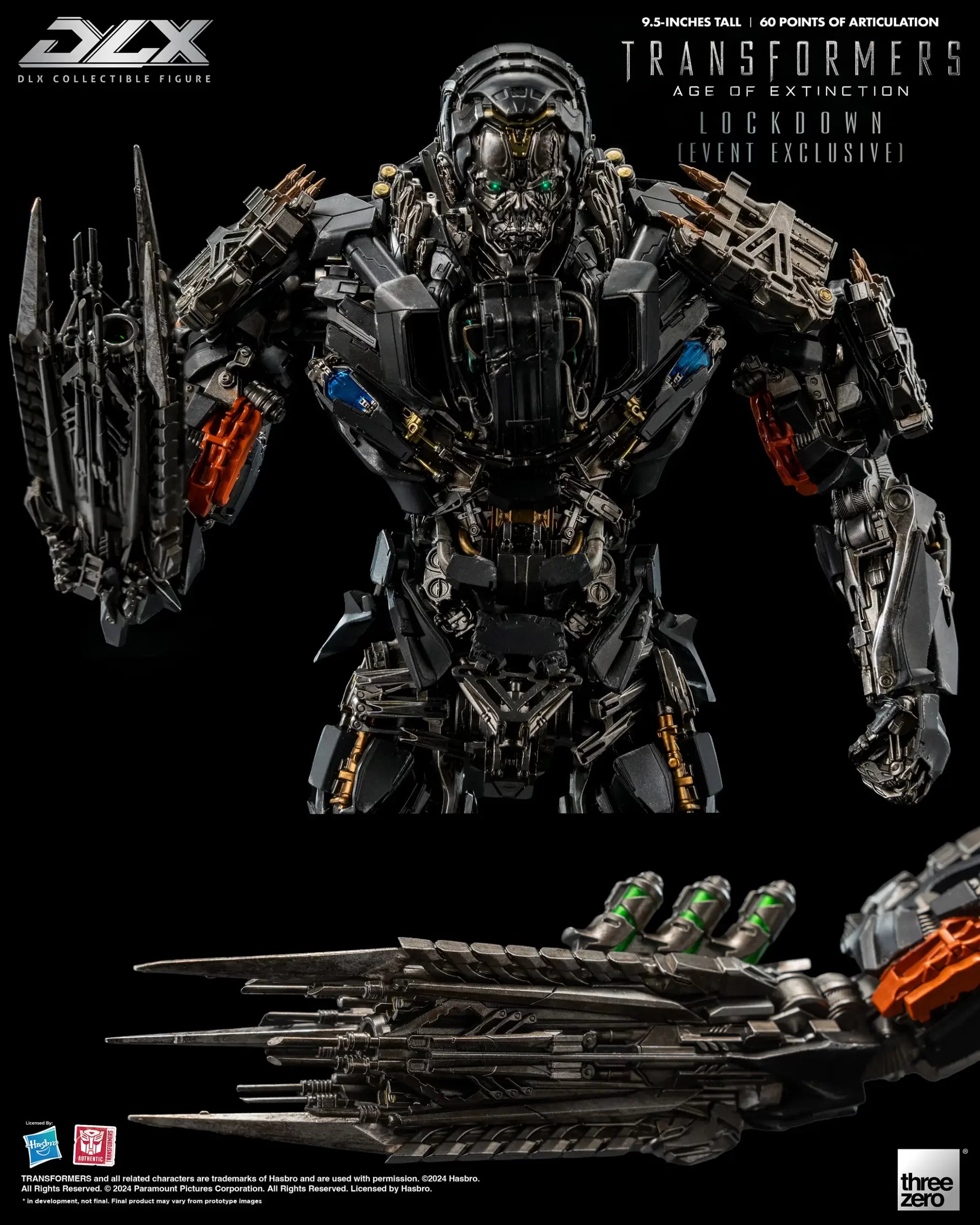 PRE-ORDER threezero - Transformers: Age of Extinction - DLX Lockdown [EXCLUSIVE]