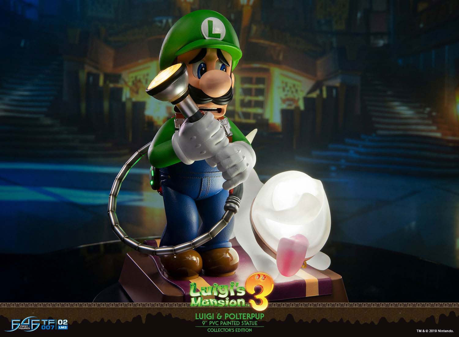 PRE-ORDER First4Figures - Luigi's Mansion 3 - Luigi & Polterpup: Collector's Edition [2024 Q1 Release]
