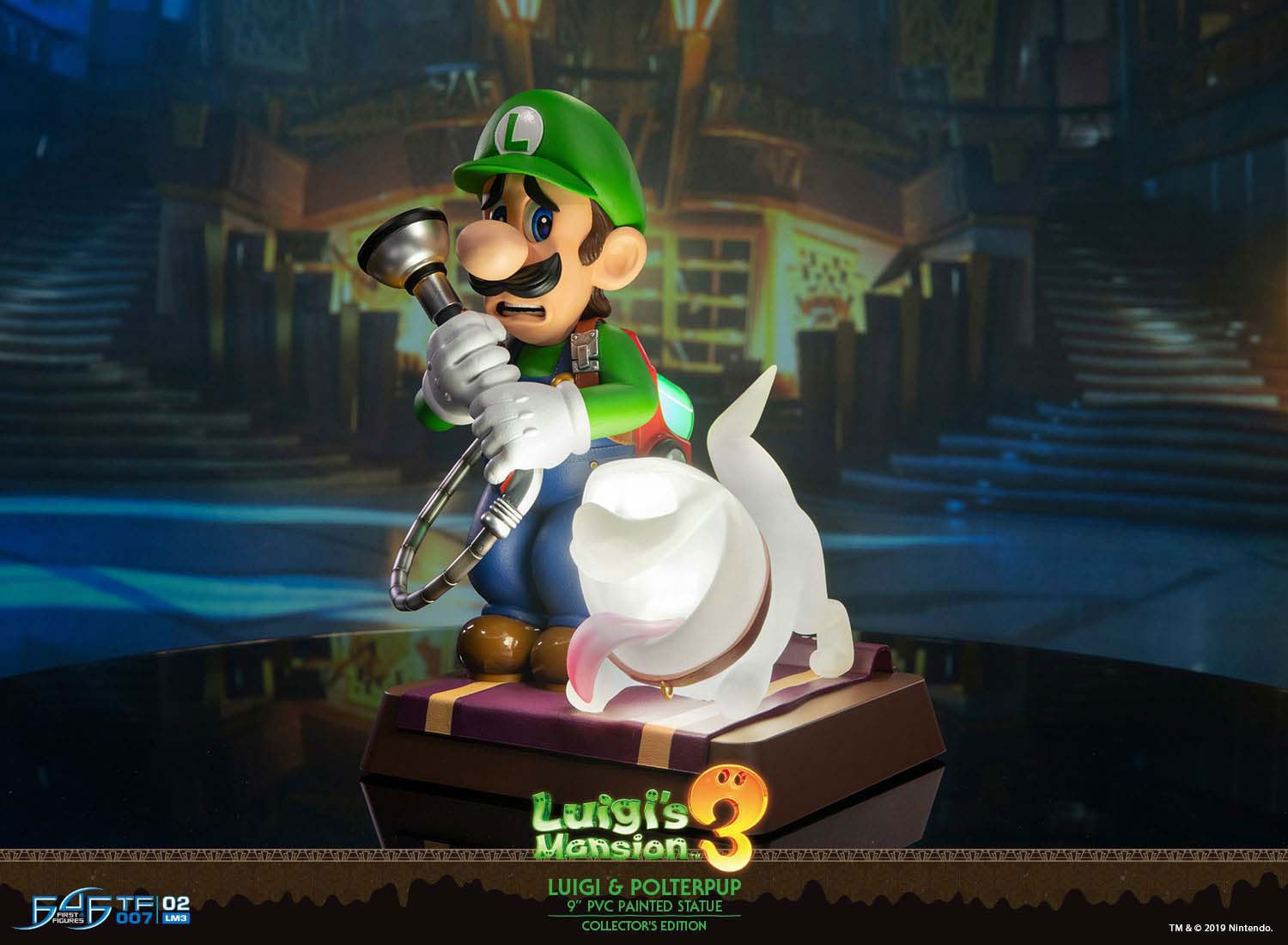 PRE-ORDER First4Figures - Luigi's Mansion 3 - Luigi & Polterpup: Collector's Edition [2024 Q1 Release]