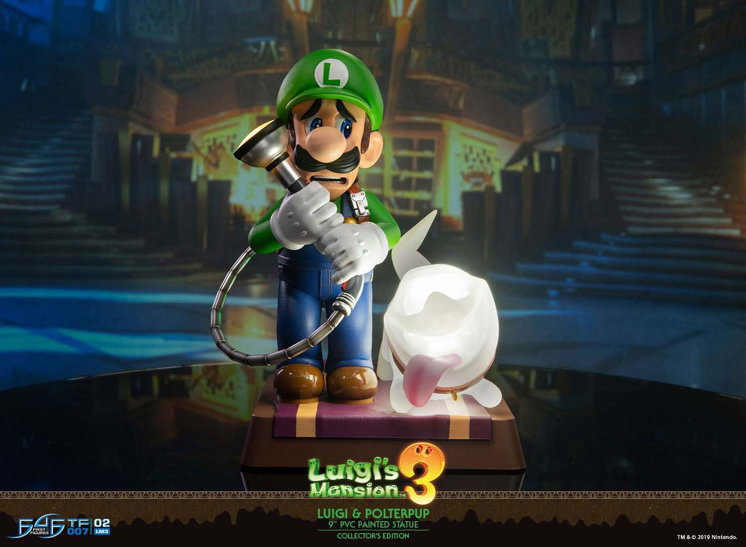 PRE-ORDER First4Figures - Luigi's Mansion 3 - Luigi & Polterpup: Collector's Edition [2024 Q1 Release]
