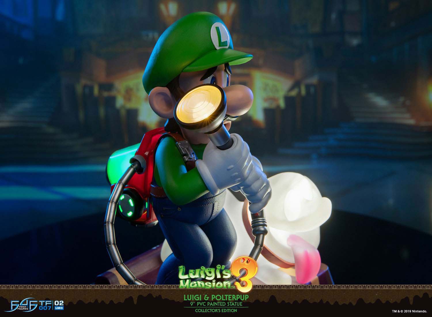 PRE-ORDER First4Figures - Luigi's Mansion 3 - Luigi & Polterpup: Collector's Edition [2024 Q1 Release]
