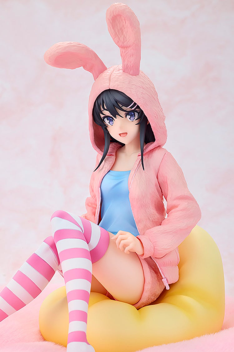 PRE-ORDER Kadokawa - Rascal Does Not Dream of a Knapsack Kid - Mai Sakurajima: Hoodie☆Look Rabbit Ears Ver. 1/7