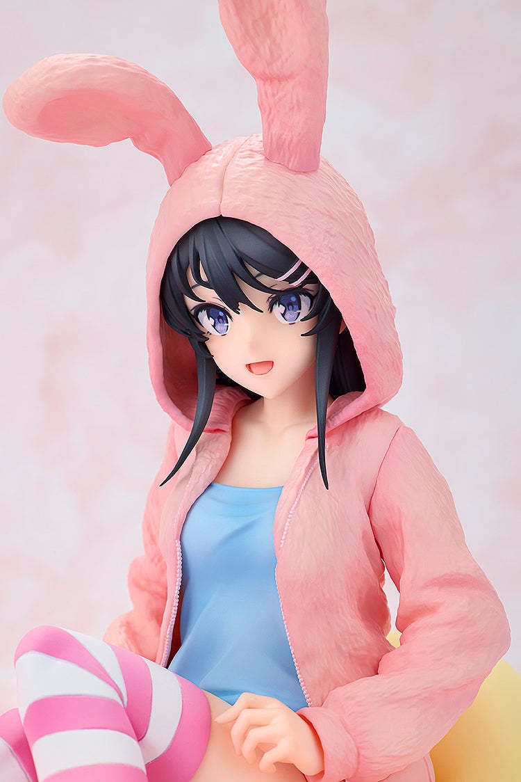 PRE-ORDER Kadokawa - Rascal Does Not Dream of a Knapsack Kid - Mai Sakurajima: Hoodie☆Look Rabbit Ears Ver. 1/7