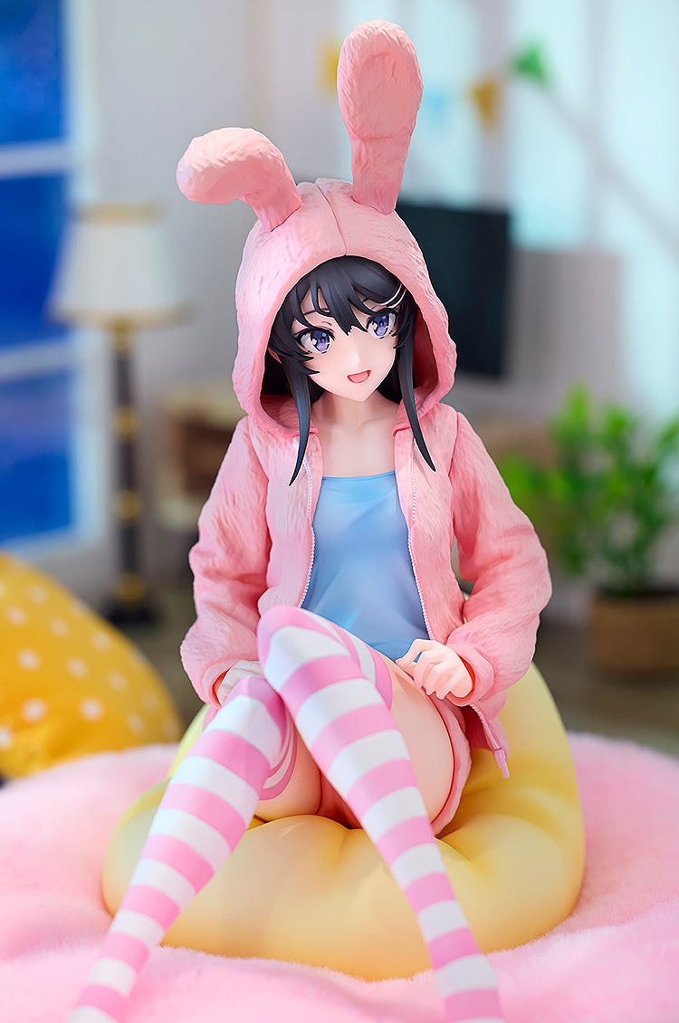 PRE-ORDER Kadokawa - Rascal Does Not Dream of a Knapsack Kid - Mai Sakurajima: Hoodie☆Look Rabbit Ears Ver. 1/7