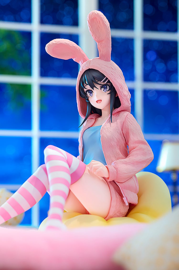 PRE-ORDER Kadokawa - Rascal Does Not Dream of a Knapsack Kid - Mai Sakurajima: Hoodie☆Look Rabbit Ears Ver. 1/7