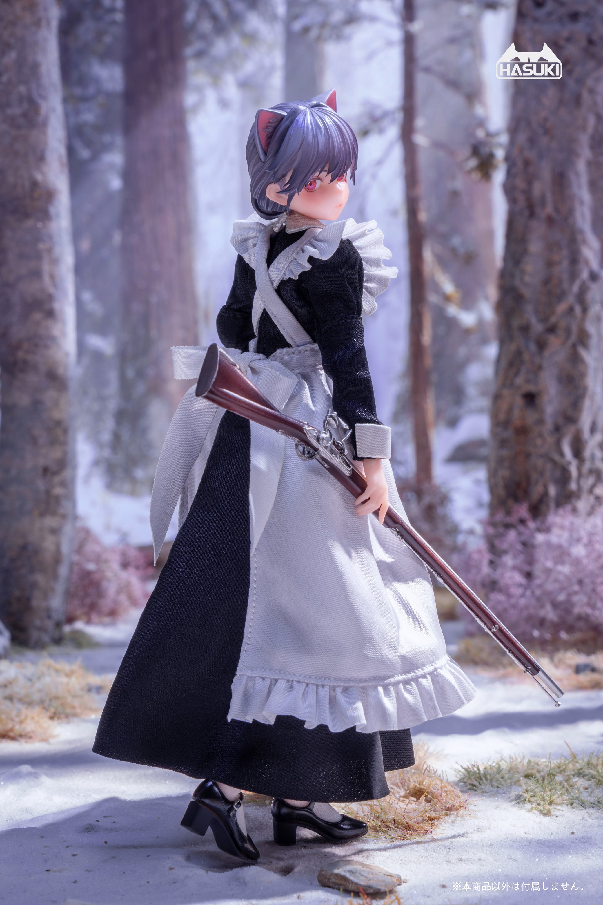 PRE-ORDER Hasuki - POCKET ART Series - PA010 Maid Gunner FKEY 1/12
