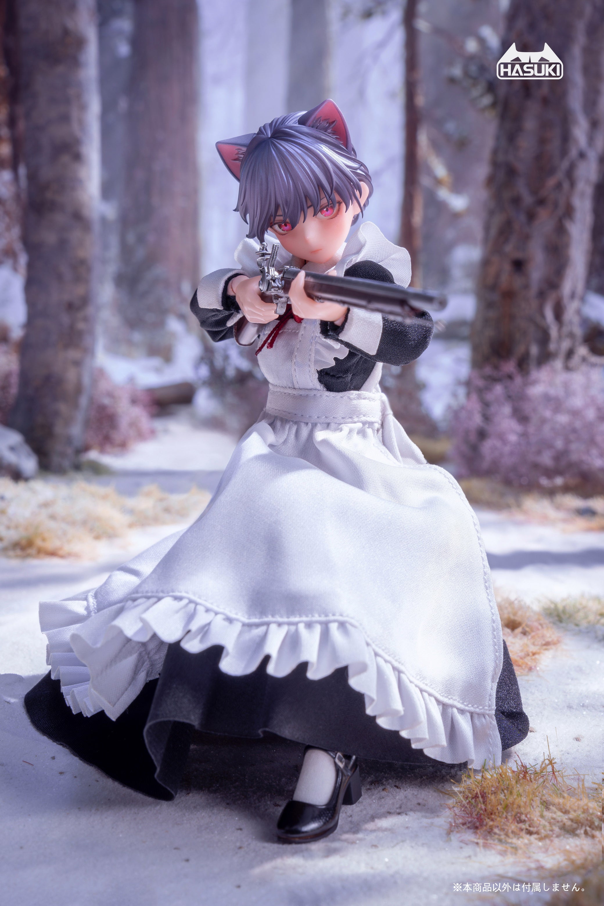 PRE-ORDER Hasuki - POCKET ART Series - PA010 Maid Gunner FKEY 1/12