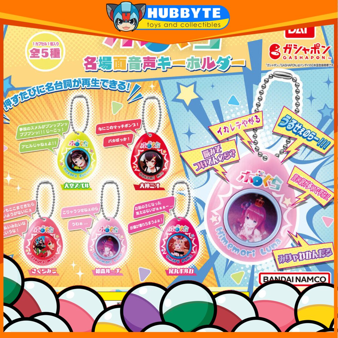 IN-STOCK Bandai - Hololive - Holo no Grafiti Famous Scene Audio Keychain