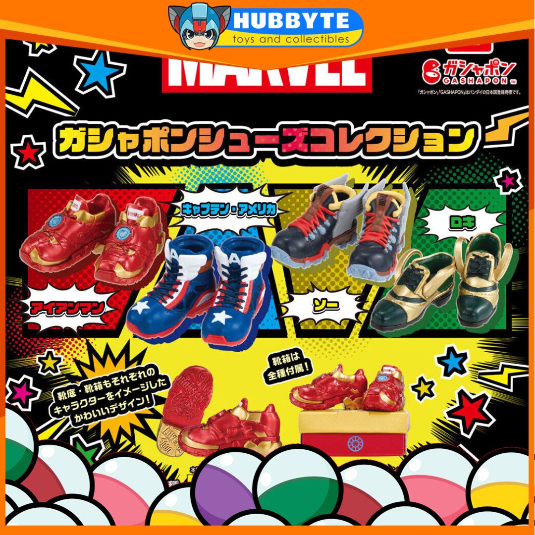 BACK-ORDER Bandai - MARVEL Gashapon Shoes Collection [Set of 4]