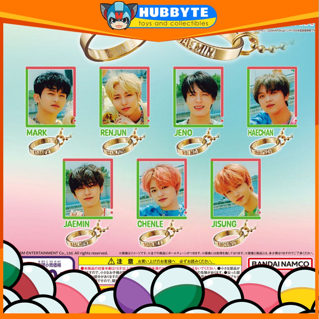 BACK-ORDER Bandai - NCT DREAM Name Ring Charm [Set of 7]