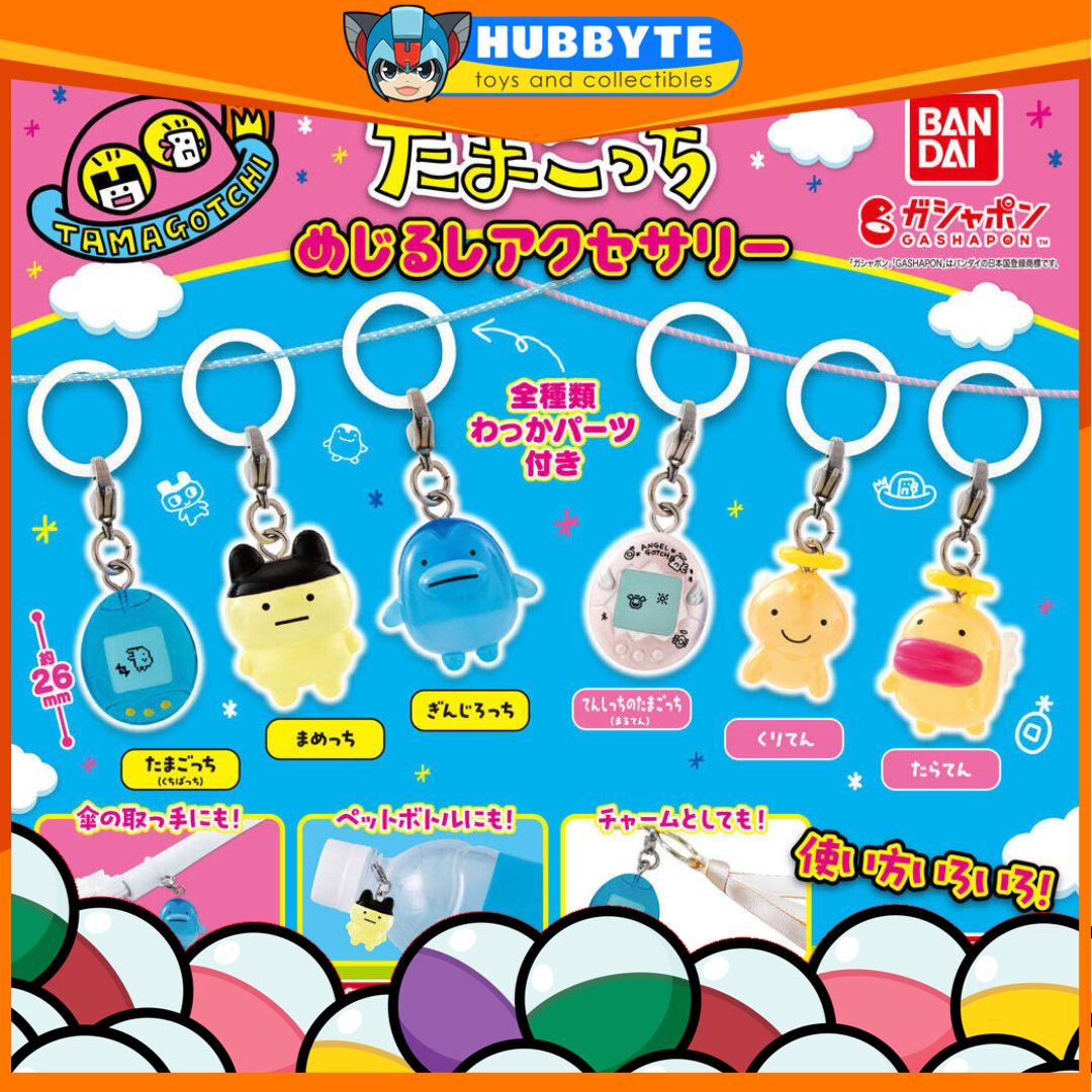 BACK-ORDER Bandai - GASHABOX Tamagotchi Mejirushi Accessories [Set of 6]