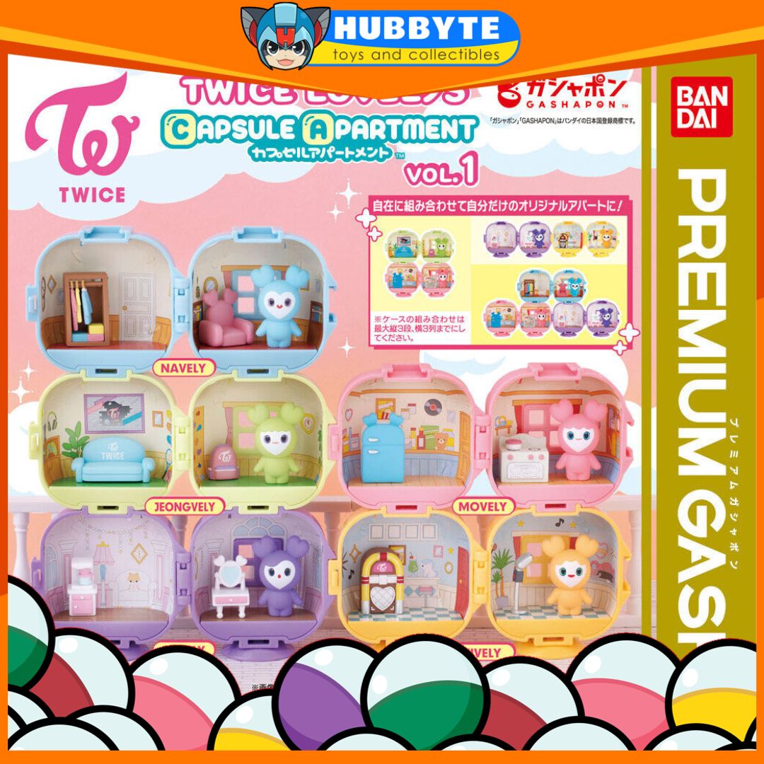 BACK-ORDER Bandai - TWICE LOVELYS CAPSULE APARTMENT Vol.1 [Set of 5]
