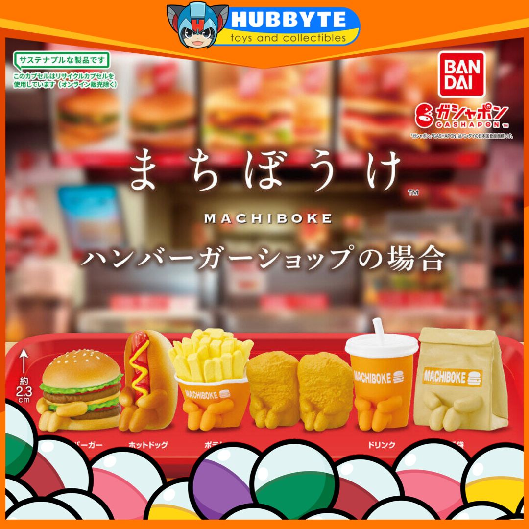 Set lengkap Machibouke Hamburger Shop Vol 3 - kapsul gashapon