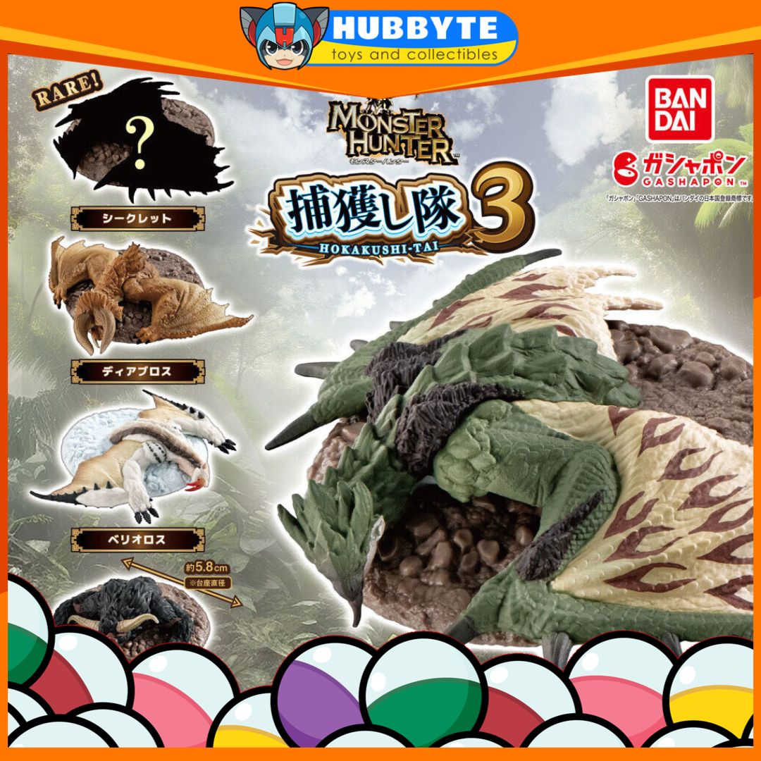 IN-STOCK Bandai - Monster Hunter Let's Capture 3