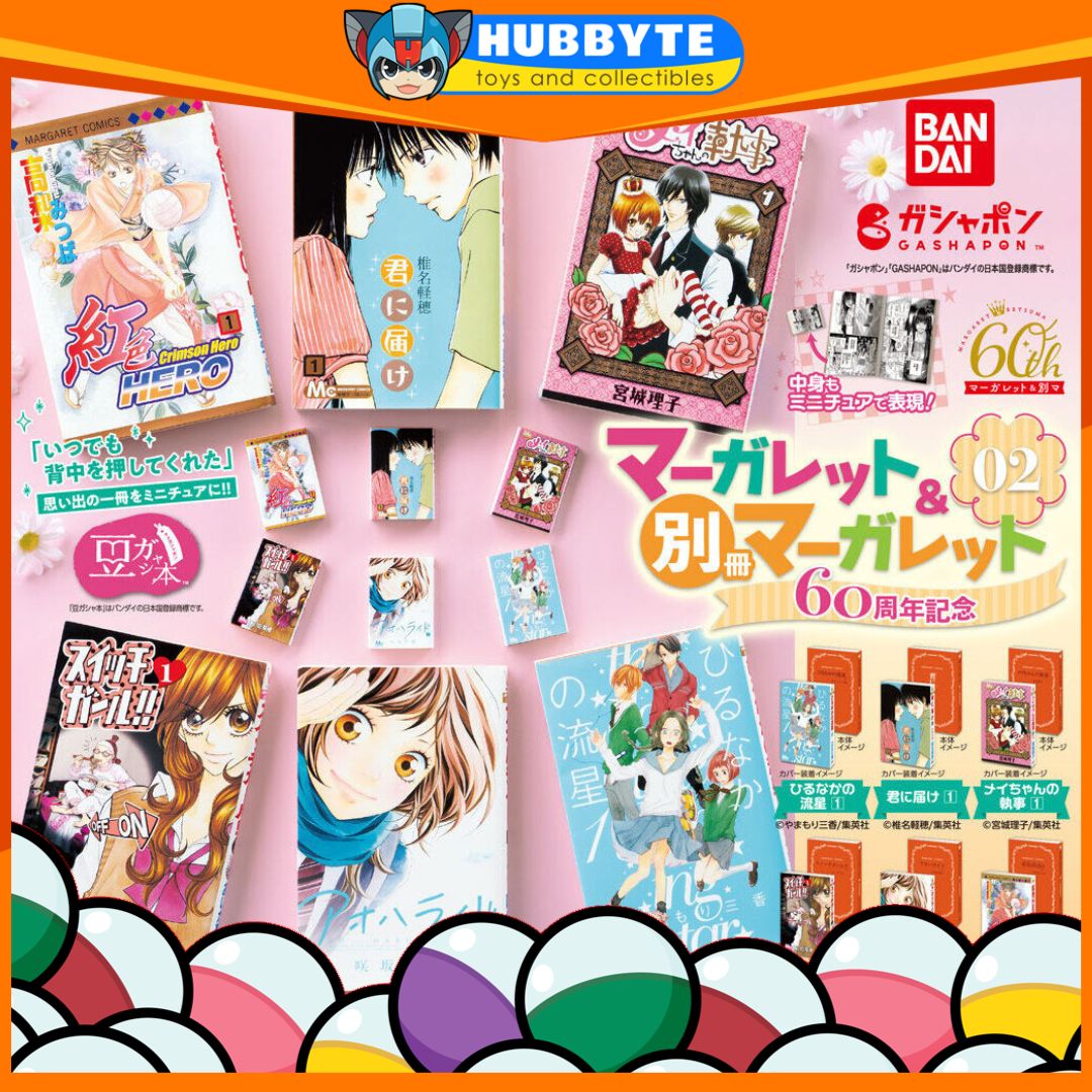 BACK-ORDER Bandai - Mame Gasha Book “Margaret & Bessatsu Margaret 60th Anniversary” 02 [Set of 6]