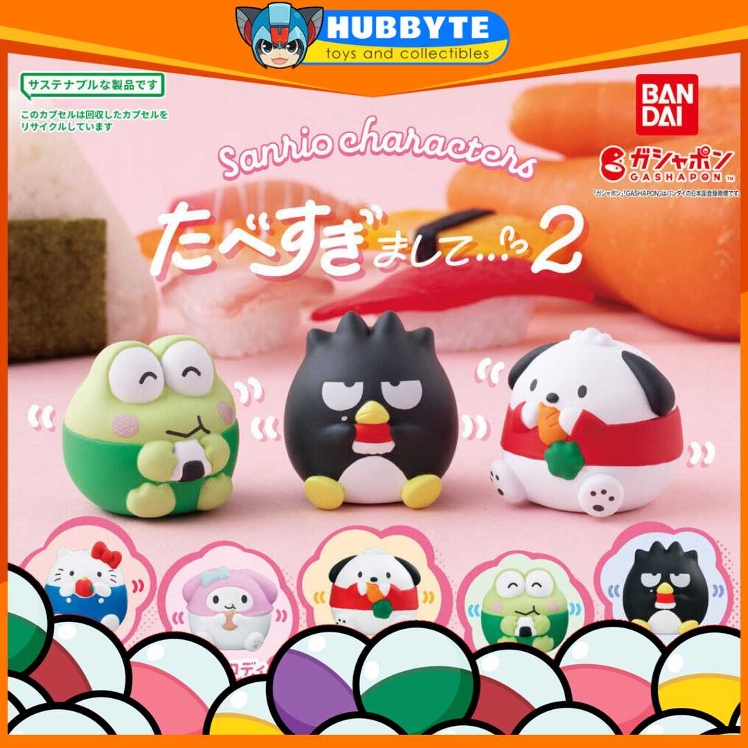BACK-ORDER Bandai - Sanrio Characters Tabe Sugimashite 2 [Set of 5]