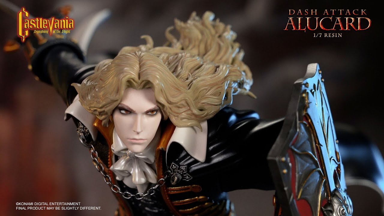 PRE-ORDER First4Figures - Castlevania: Symphony of the Night - Dash Attack Alucard 1/7