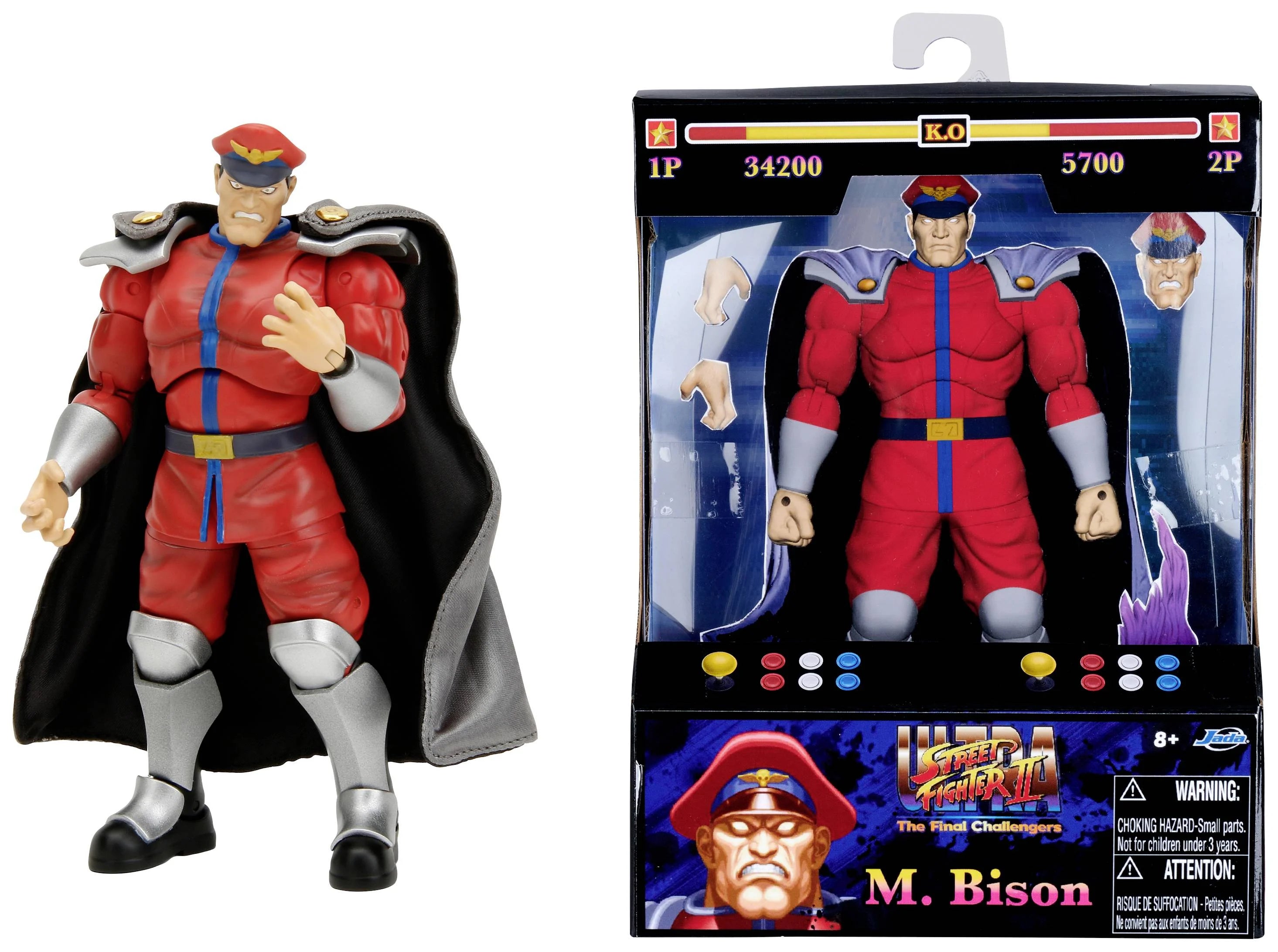 PRE-ORDER Jada Toys - Street Fighter II - M. Bison