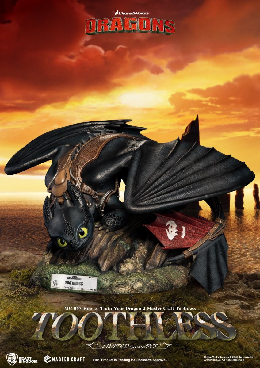 PRE-ORDER How to Train Your Dragon2 - Master Craft Toothless