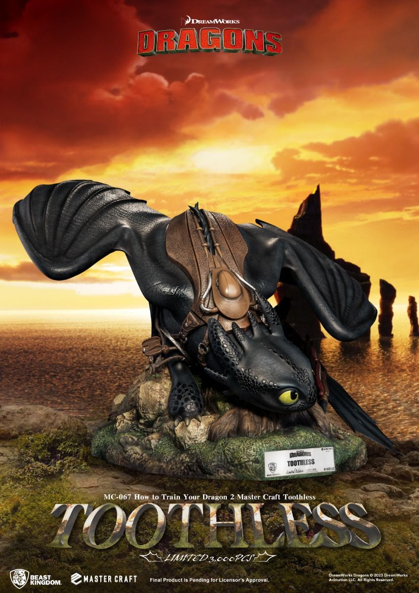 PRE-ORDER How to Train Your Dragon2 - Master Craft Toothless