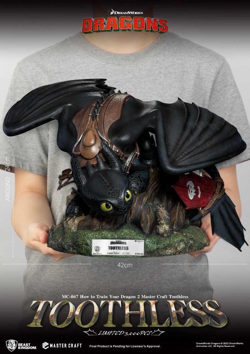 PRE-ORDER How to Train Your Dragon2 - Master Craft Toothless