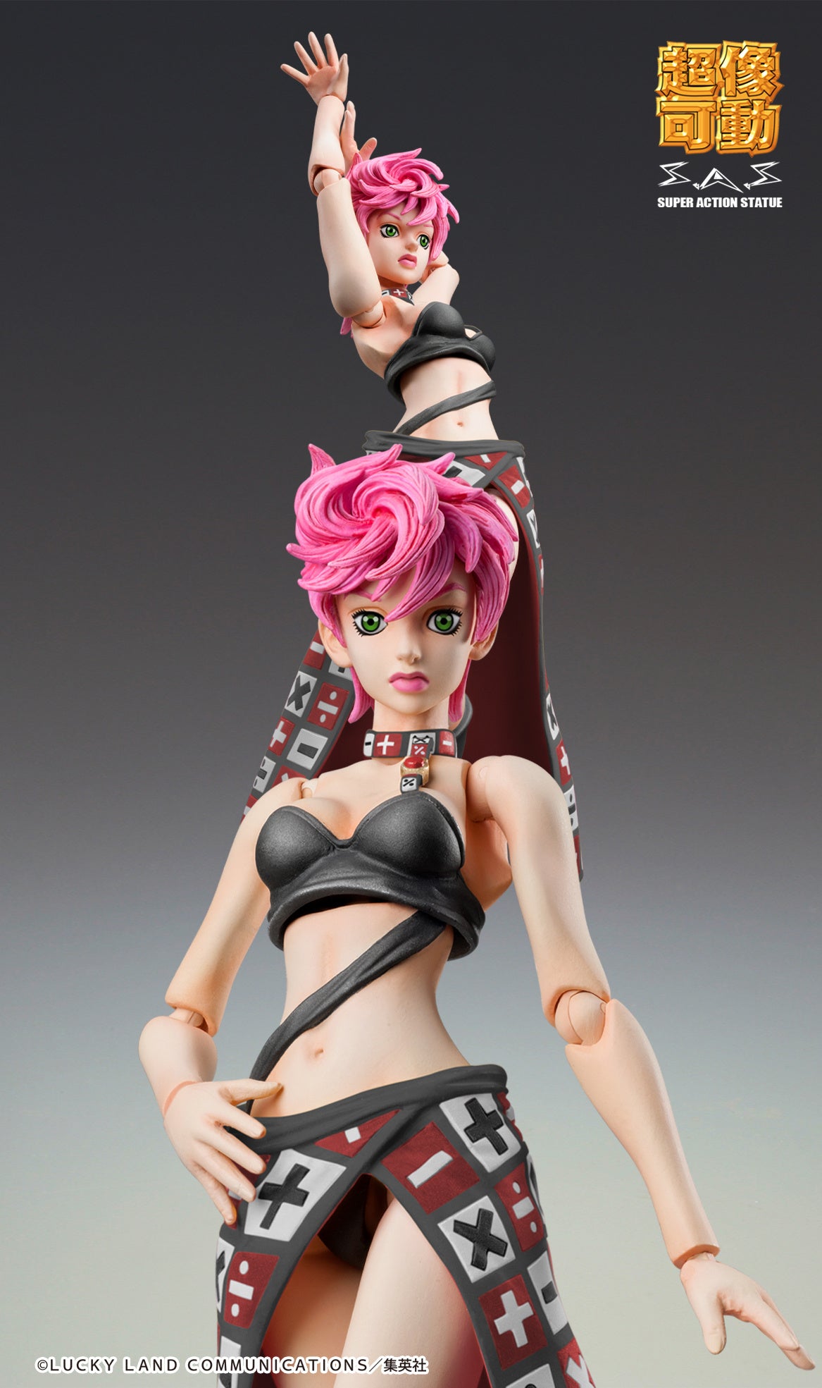 PRE-ORDER Medicos Entertainment - Super Action Statue - JoJo's Bizarre Adventure: Golden Wind - Trish Una Ver. BLACK