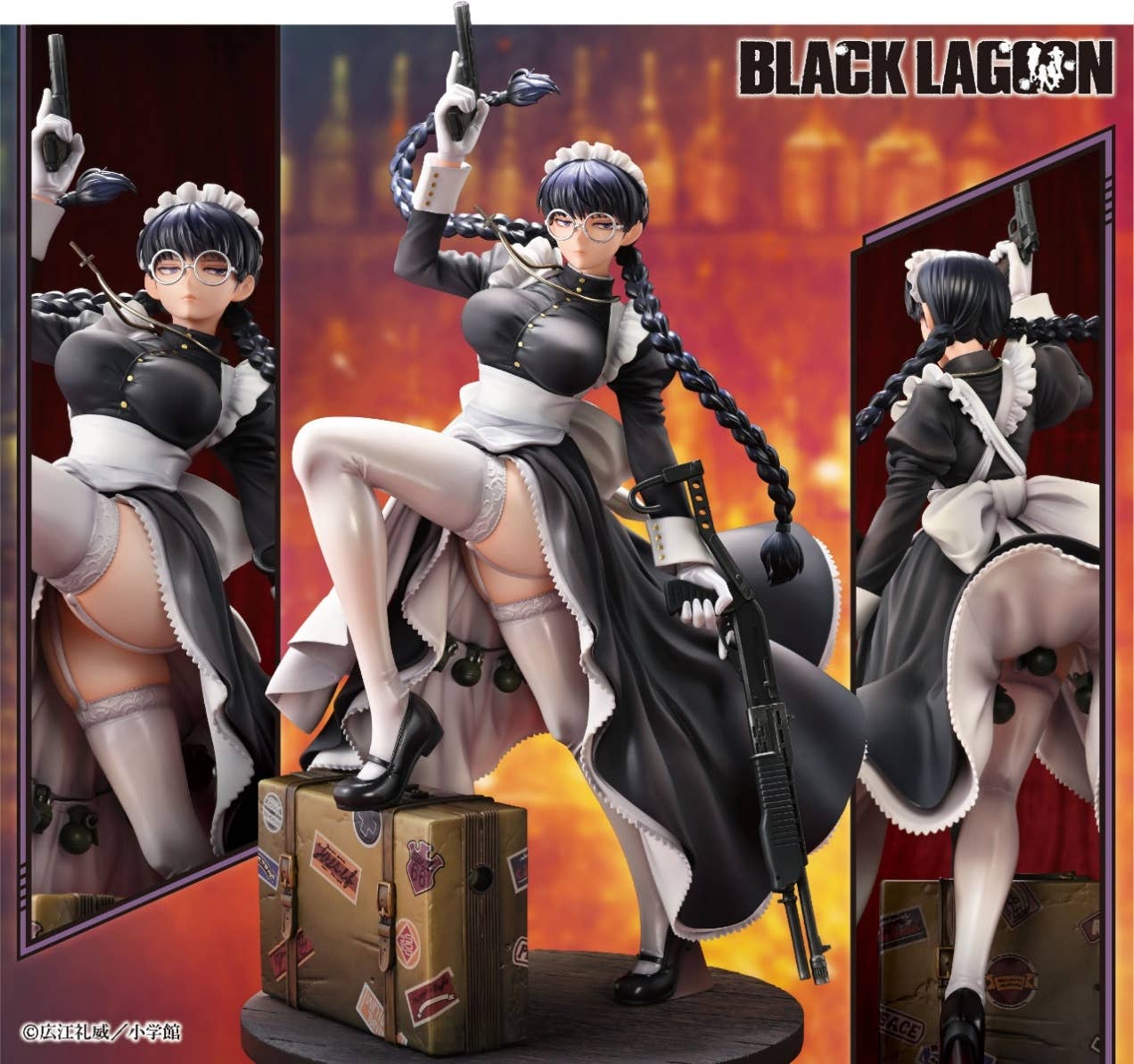 BACK-ORDER Medicos Entertainment - BLACK LAGOON - Roberta Nightmare: Maid Ver. 1/7 [JP]