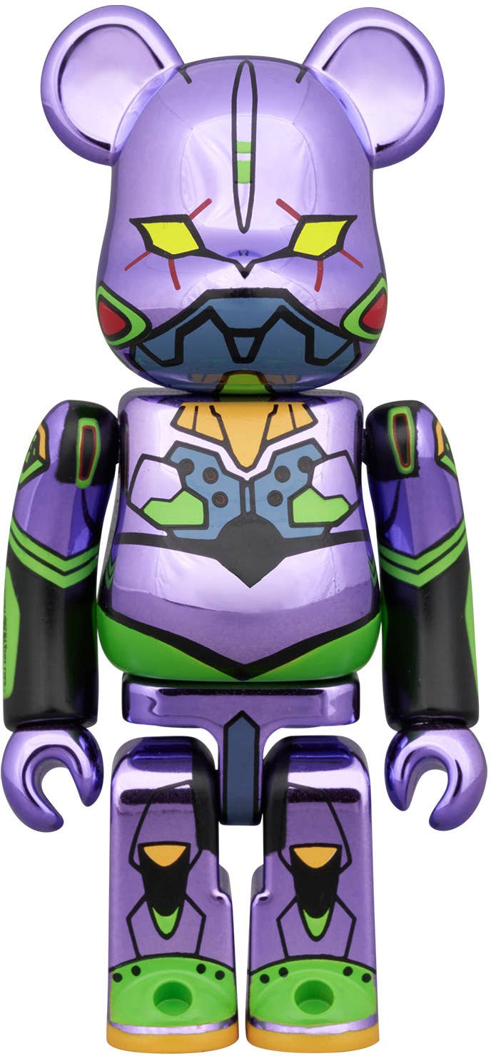 SPECIAL ORDER Medicom Toy - BE@RBRICK - Evangelion: 3.0+1.0 Thrice Upon a Time - Evangelion Unit-01: New Paint Plating Edition and Evangelion Unit-13: New Paint Plating Edition Set [JP]