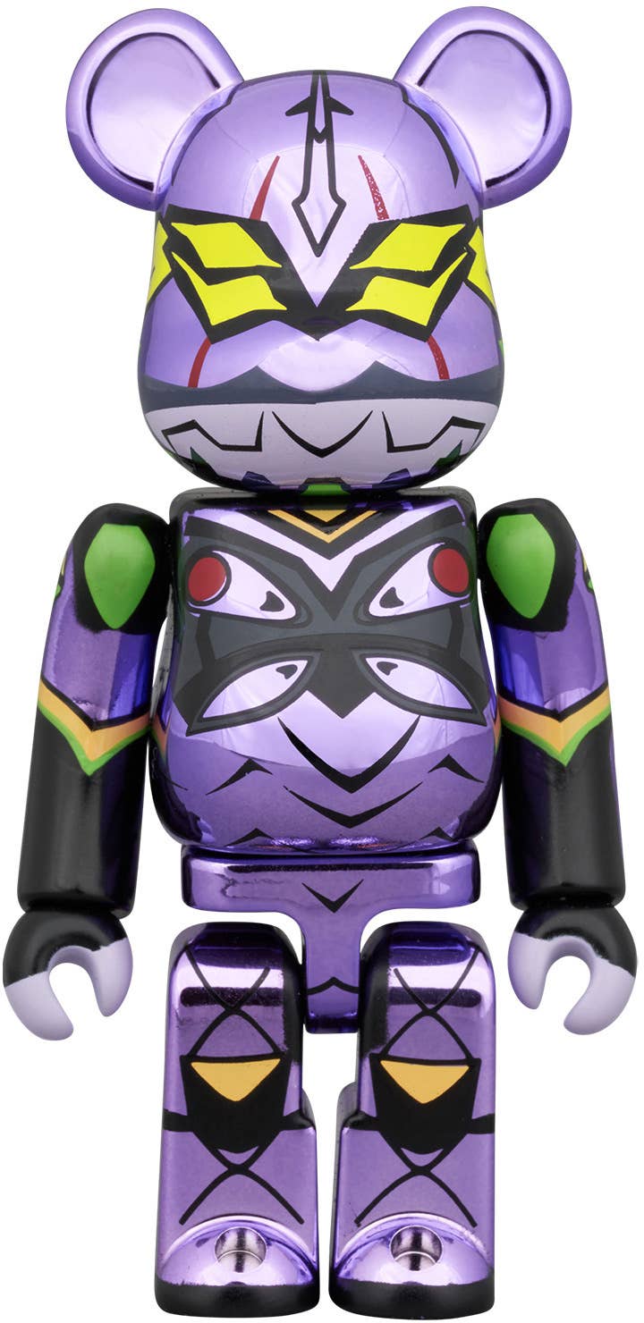 SPECIAL ORDER Medicom Toy - BE@RBRICK - Evangelion: 3.0+1.0 Thrice Upon a Time - Evangelion Unit-01: New Paint Plating Edition and Evangelion Unit-13: New Paint Plating Edition Set [JP]