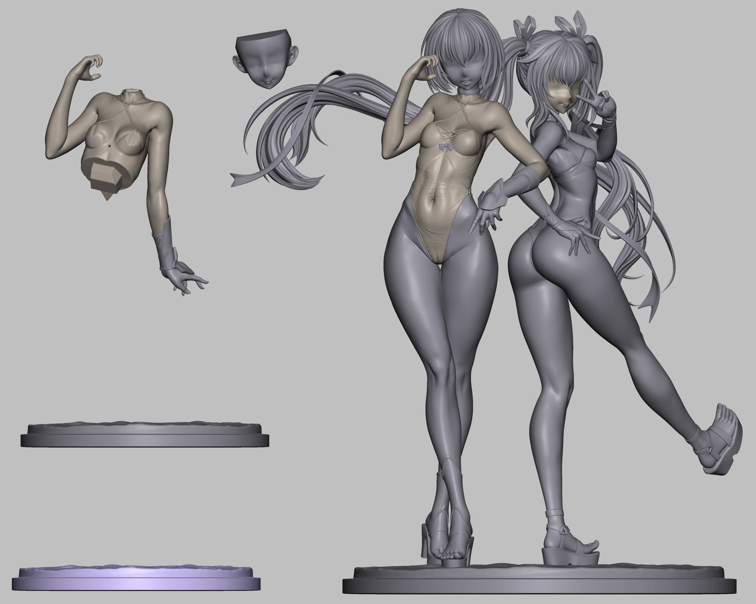 SPECIAL ORDER MAGI ARTS - Taimanin RPGX - Adult Yukikaze and Yukikaze Mizuki: Swimsuit 1/6 [JP]