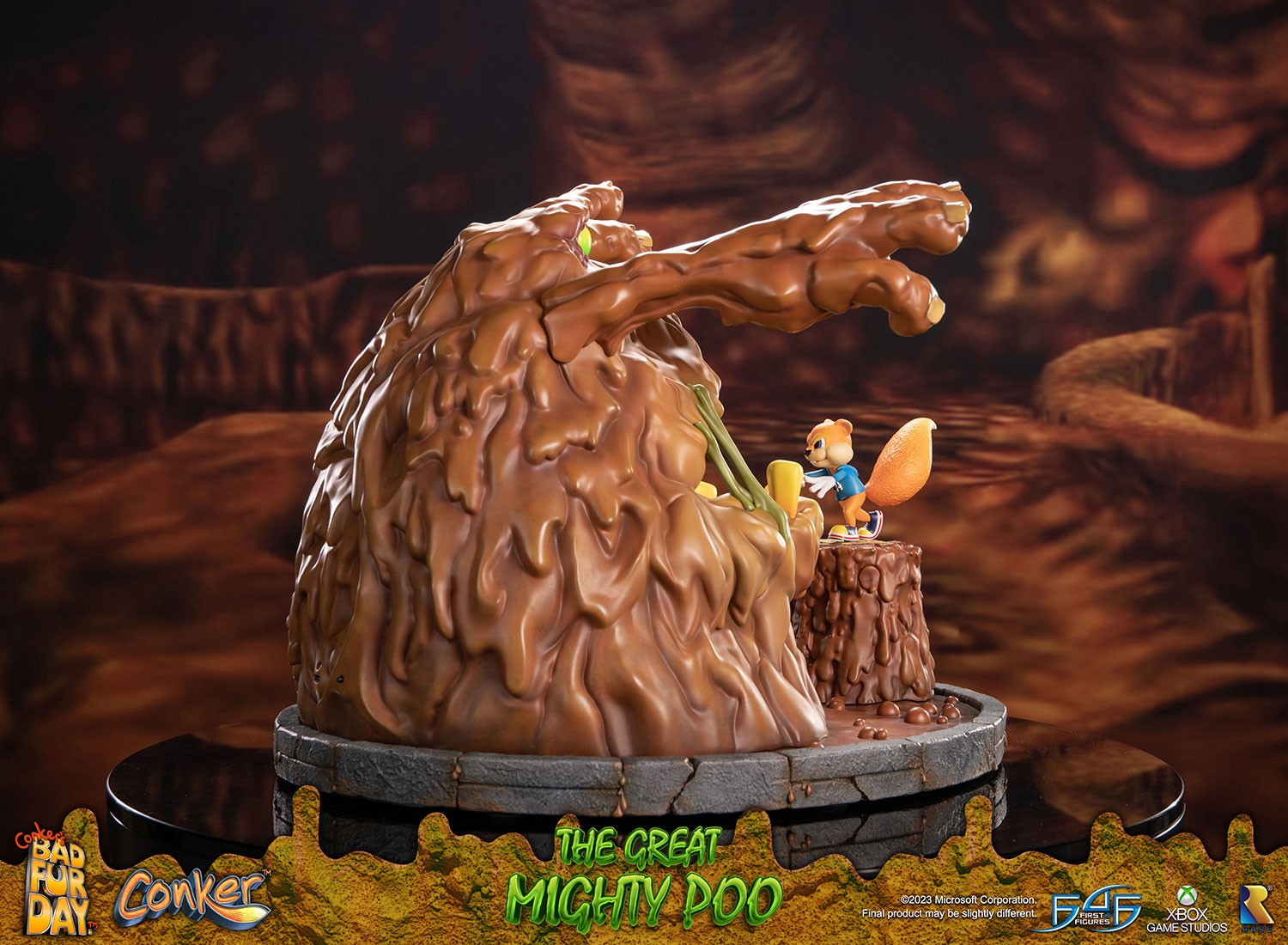 PRE-ORDER First4Figures - Conker's Bad Fur Day - The Great Mighty Poo