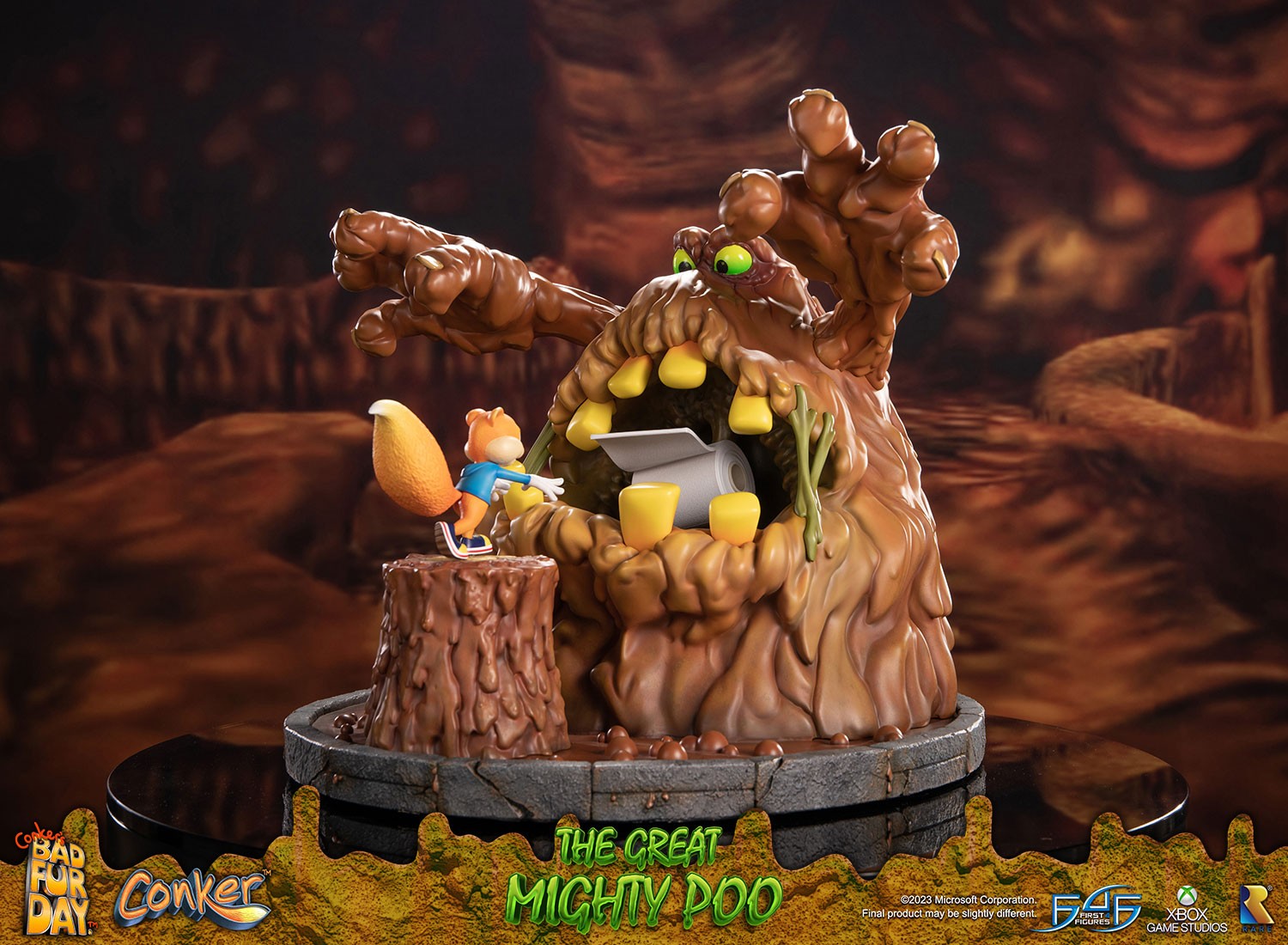 PRE-ORDER First4Figures - Conker's Bad Fur Day - The Great Mighty Poo