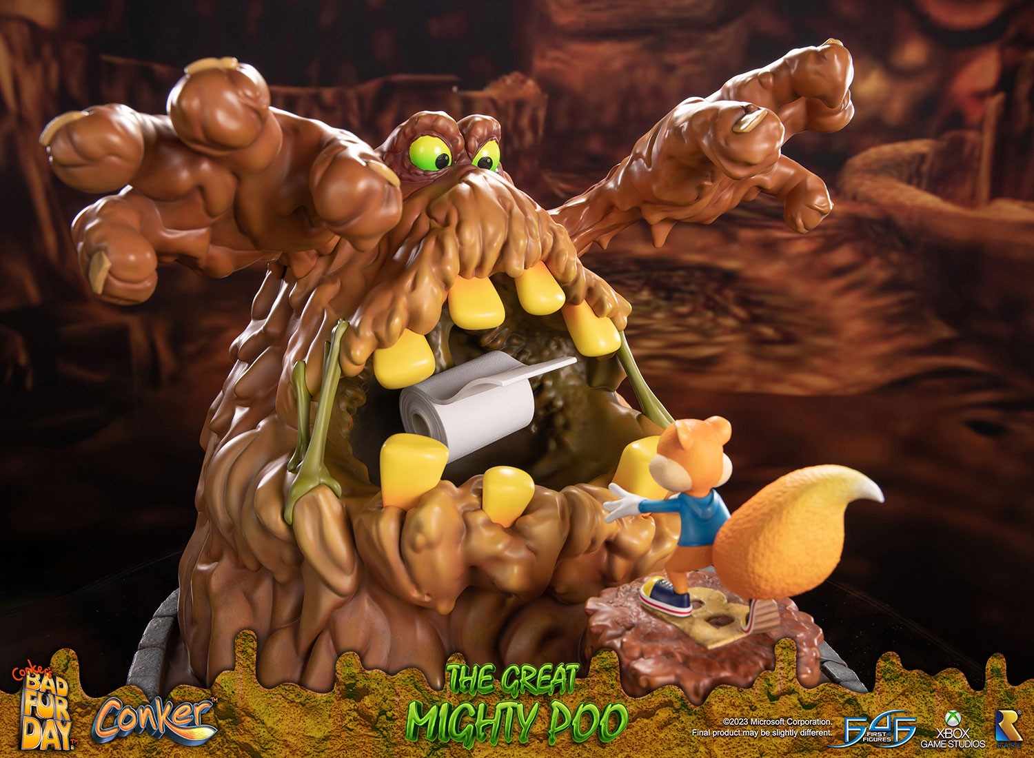 PRE-ORDER First4Figures - Conker's Bad Fur Day - The Great Mighty Poo
