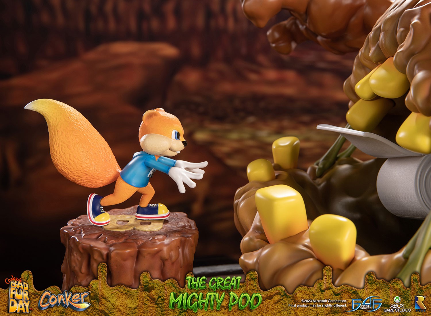 PRE-ORDER First4Figures - Conker's Bad Fur Day - The Great Mighty Poo