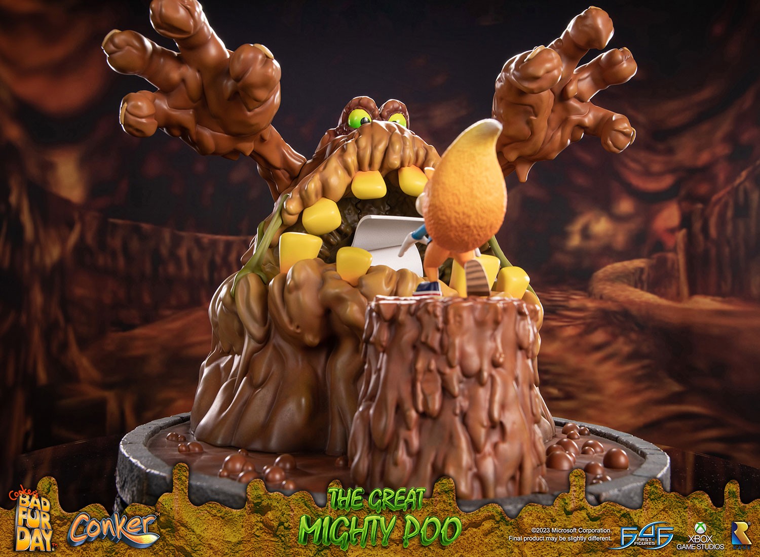PRE-ORDER First4Figures - Conker's Bad Fur Day - The Great Mighty Poo