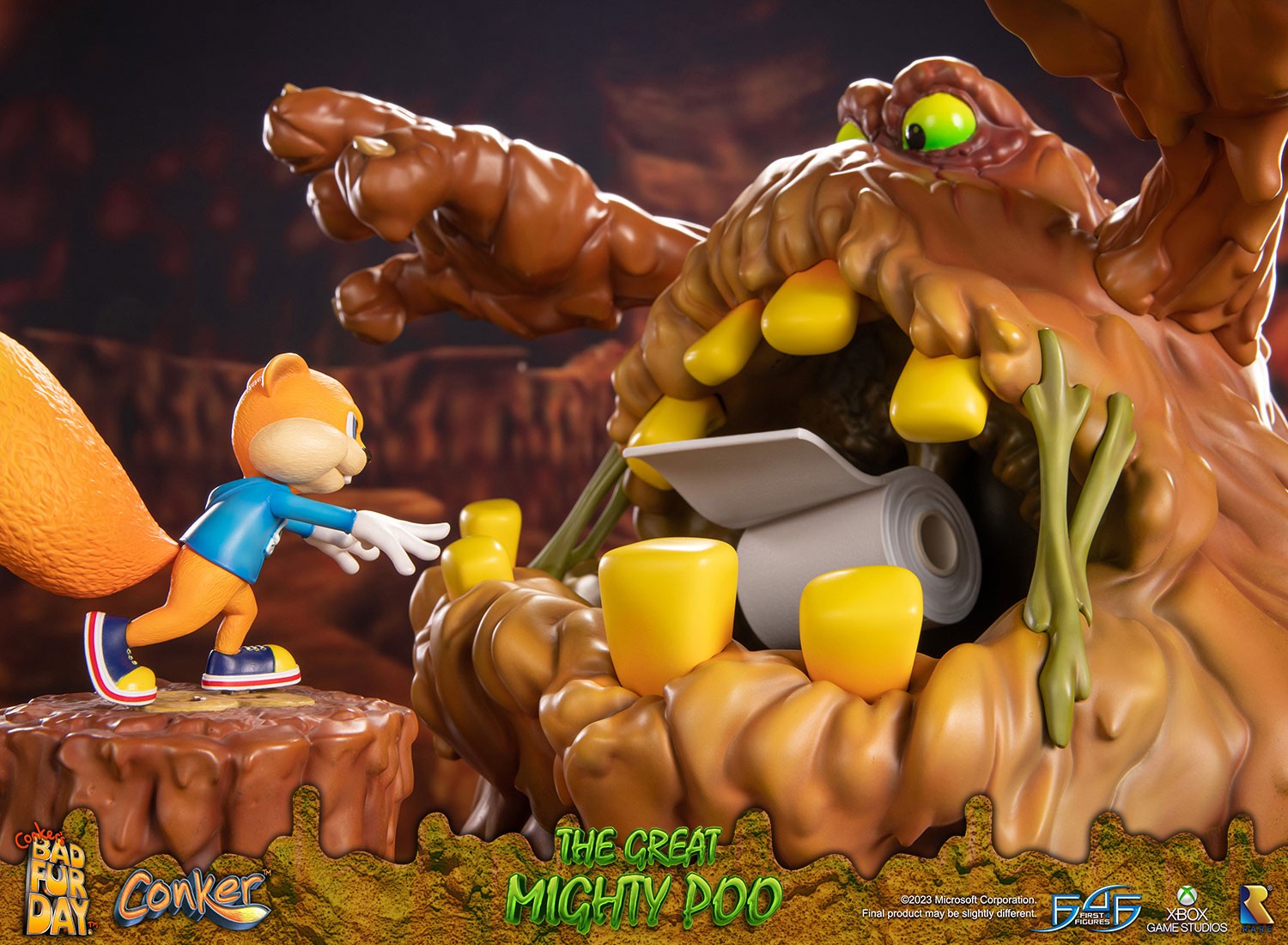 PRE-ORDER First4Figures - Conker's Bad Fur Day - The Great Mighty Poo