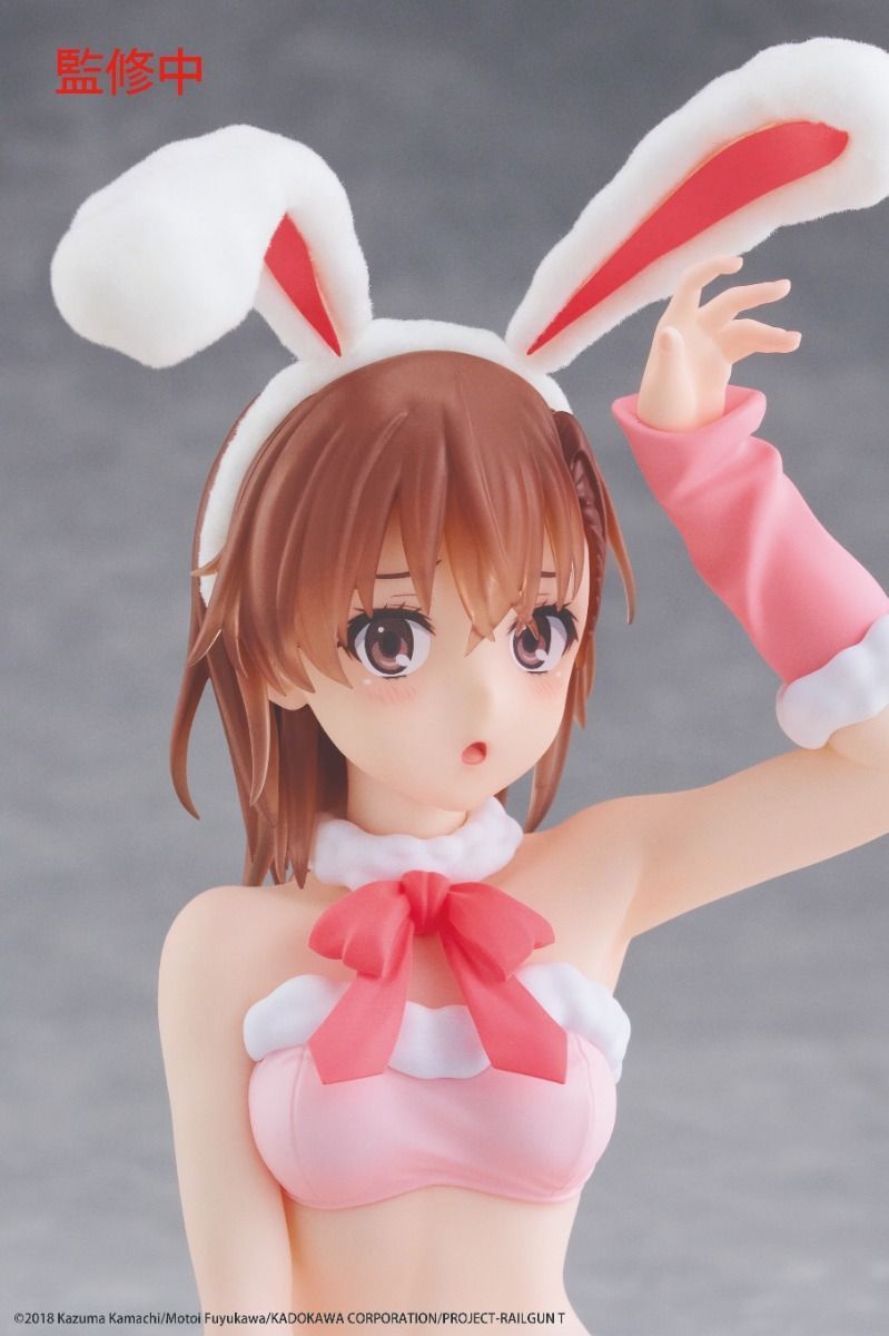 PRE-ORDER TAITO - A Certain Scientific Railgun MOFLOCK Figure - Mikoto Misaka: Fluffy Bunny Ver.