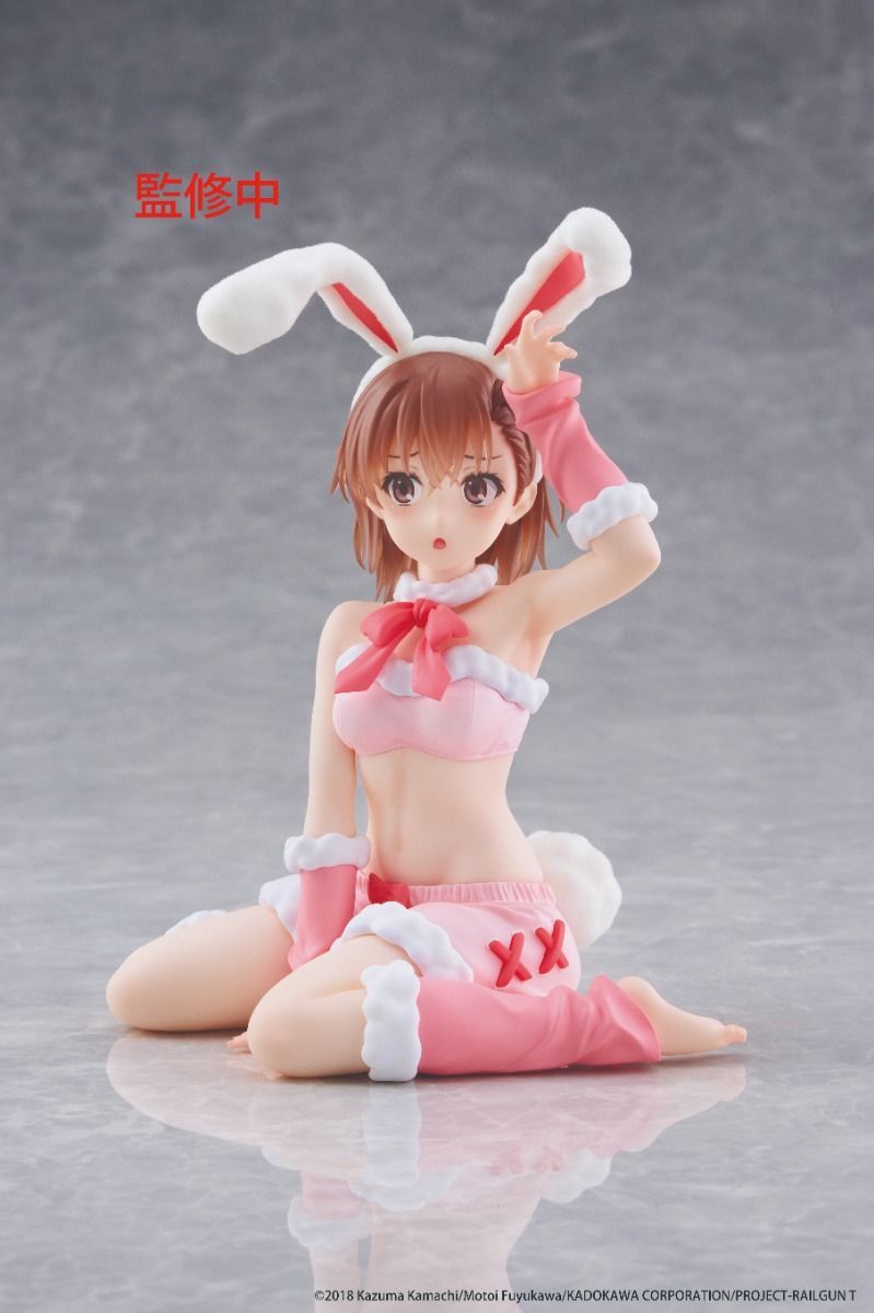 PRE-ORDER TAITO - A Certain Scientific Railgun MOFLOCK Figure - Mikoto Misaka: Fluffy Bunny Ver.
