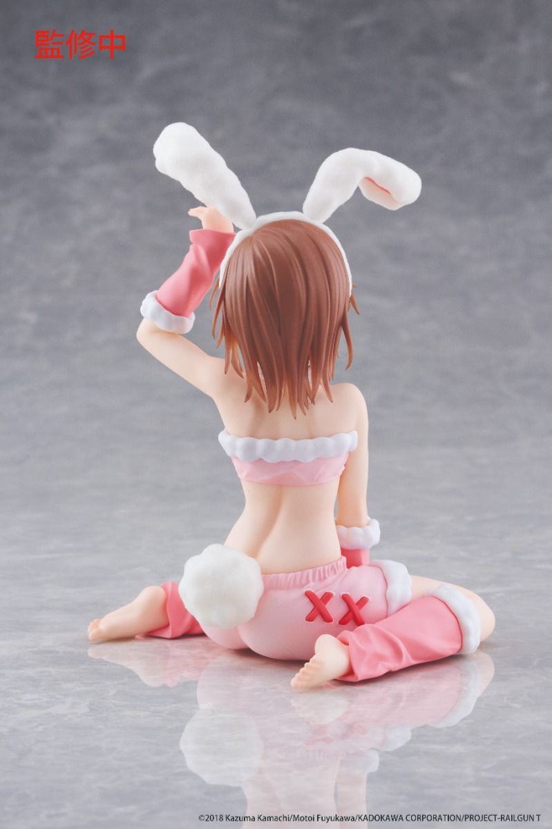 PRE-ORDER TAITO - A Certain Scientific Railgun MOFLOCK Figure - Mikoto Misaka: Fluffy Bunny Ver.