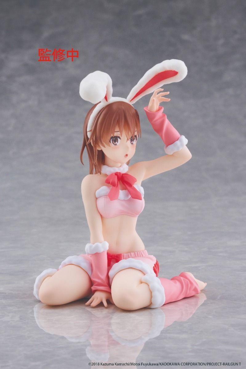 PRE-ORDER TAITO - A Certain Scientific Railgun MOFLOCK Figure - Mikoto Misaka: Fluffy Bunny Ver.