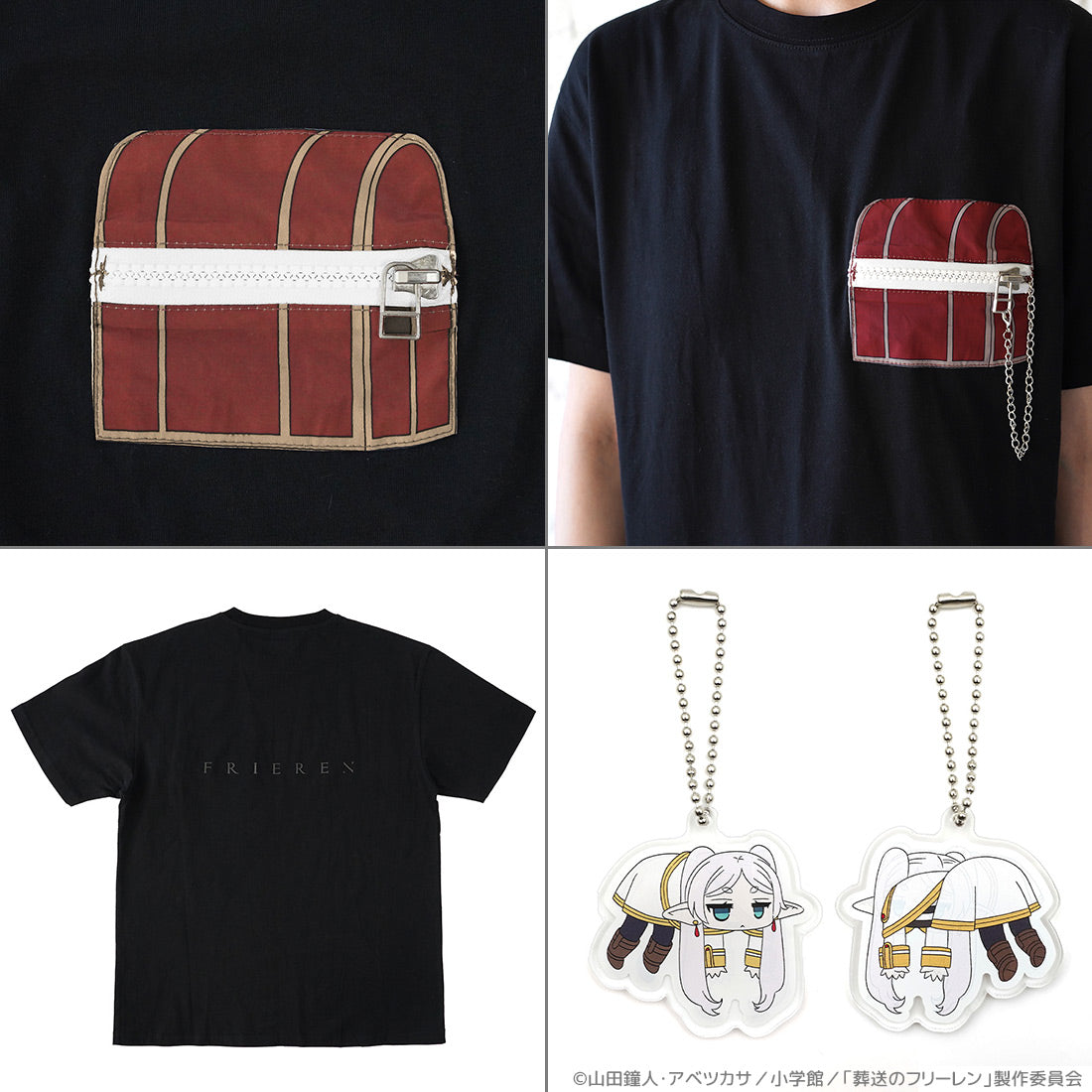 SPECIAL ORDER AKROS - Frieren: Beyond Journey's End T-Shirt - Mimic: M [JP]