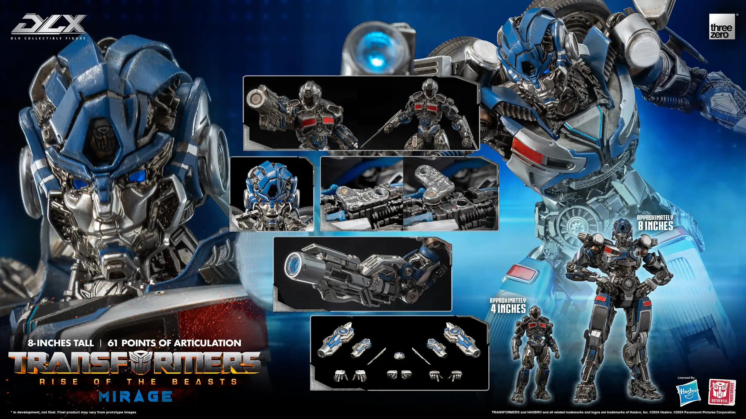 PRE-ORDER threezero - Transformers: Rise of the Beasts - DLX Mirage