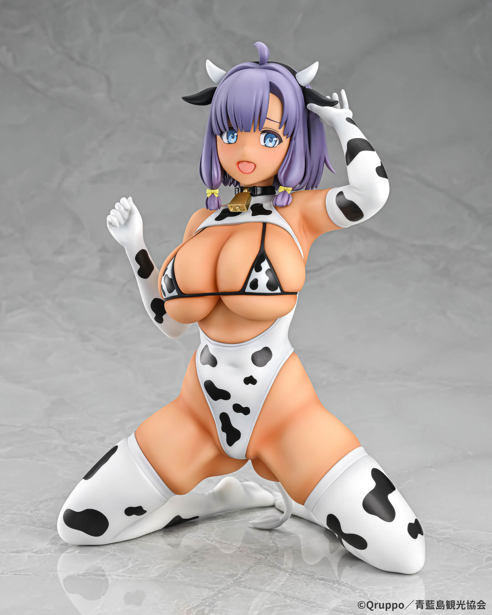 SPECIAL ORDER Q-six - Nukitashi The Animation - Misaki Hotori: Cow Pattern Costume: Suntanned Ver. 1/5 [JP]
