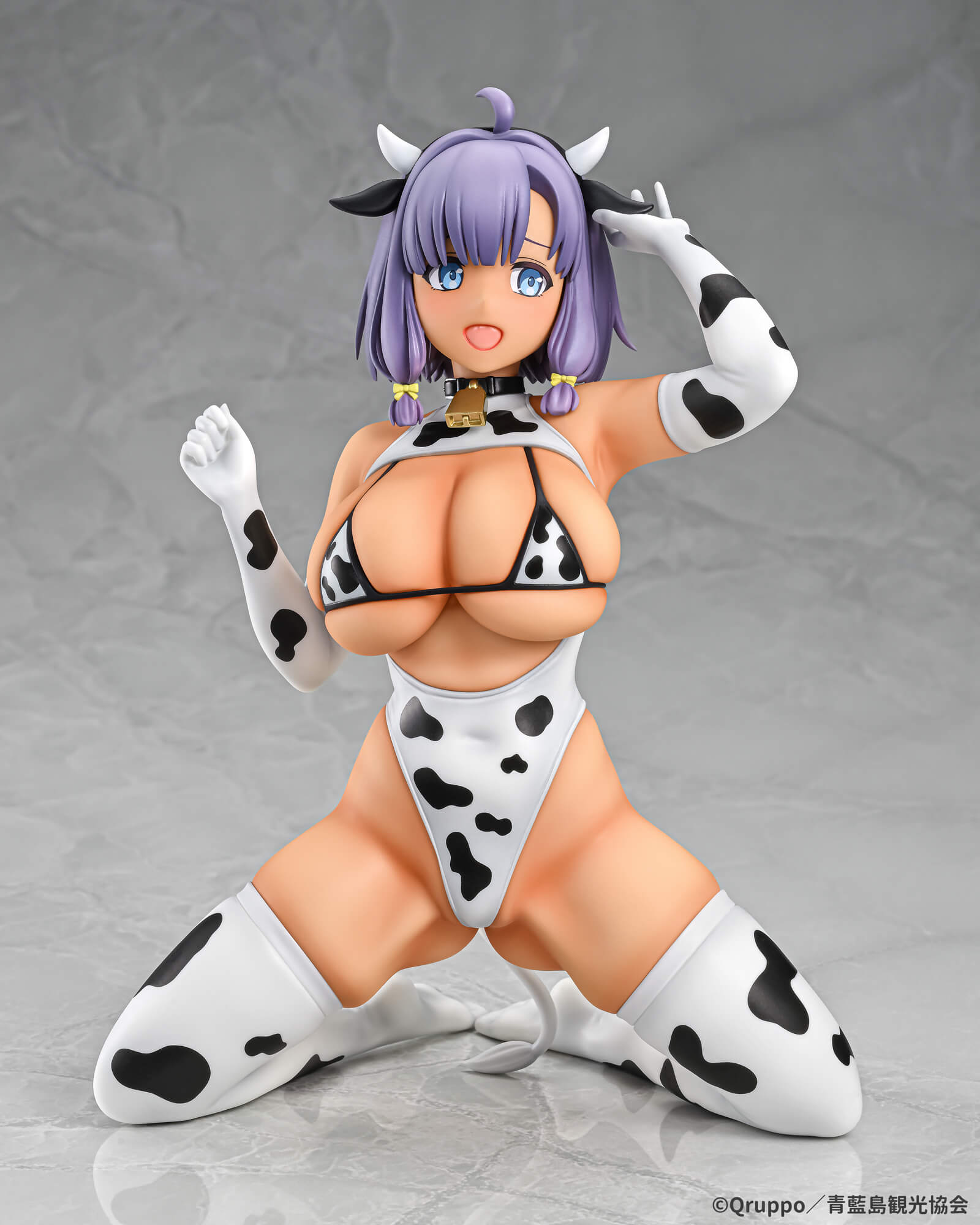 SPECIAL ORDER Q-six - Nukitashi The Animation - Misaki Hotori: Cow Pattern Costume: Suntanned Ver. 1/5 [JP]