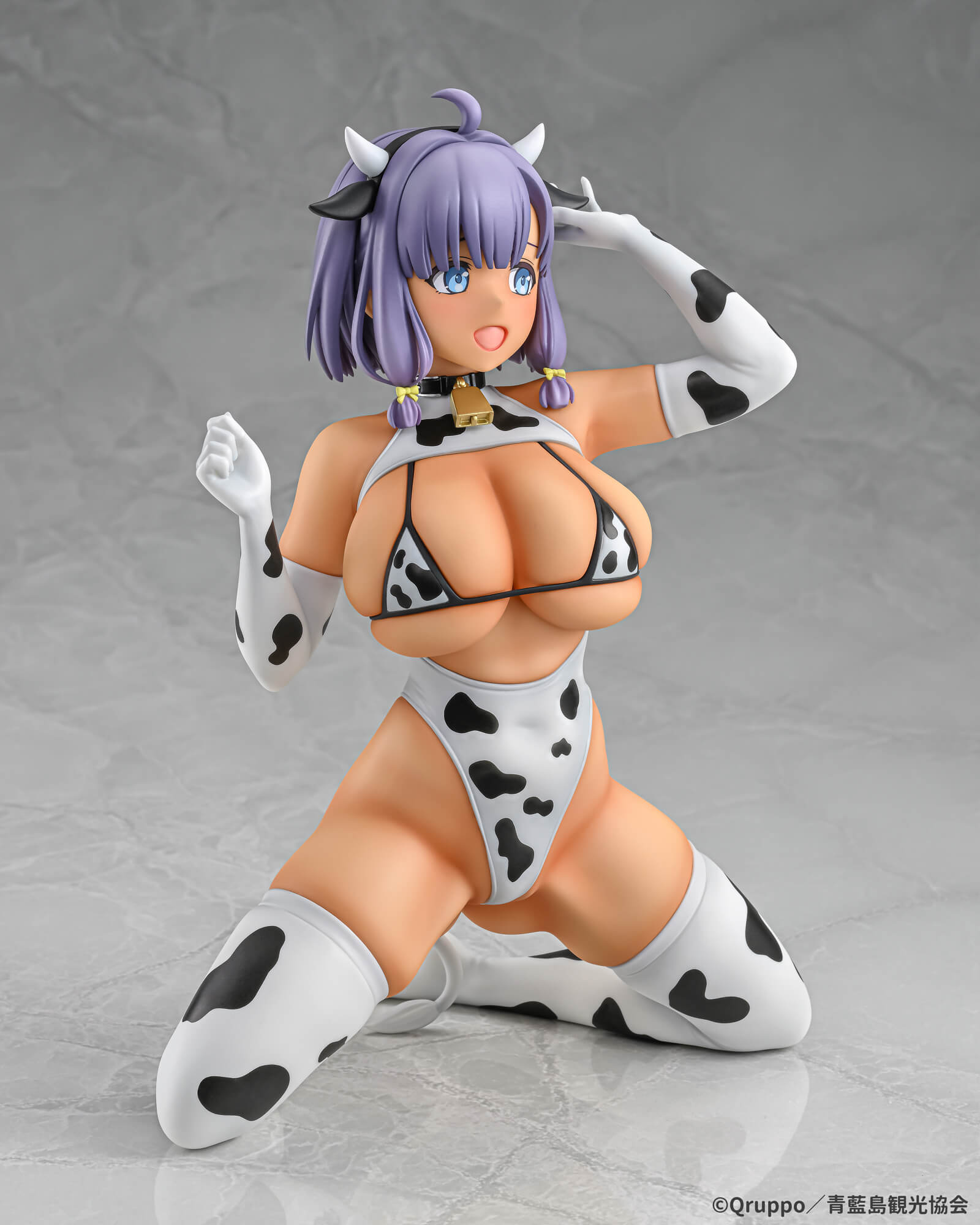 SPECIAL ORDER Q-six - Nukitashi The Animation - Misaki Hotori: Cow Pattern Costume: Suntanned Ver. 1/5 [JP]