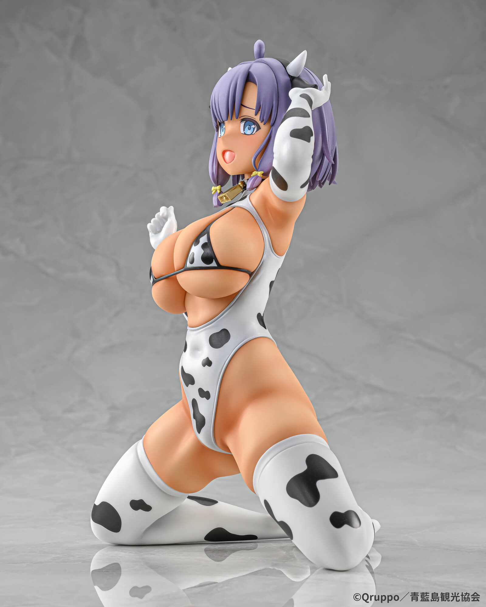SPECIAL ORDER Q-six - Nukitashi The Animation - Misaki Hotori: Cow Pattern Costume: Suntanned Ver. 1/5 [JP]