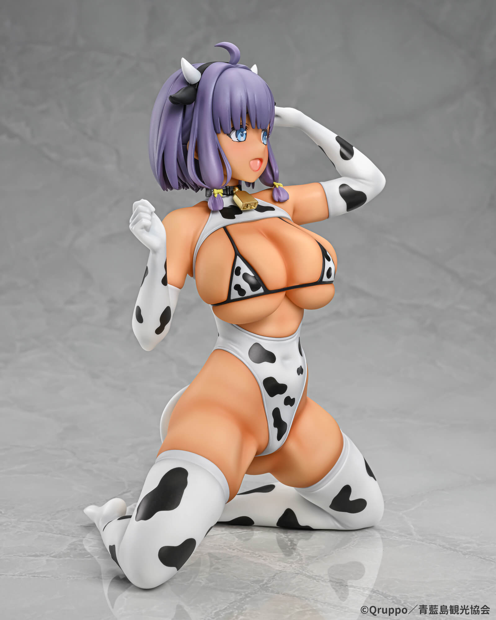 SPECIAL ORDER Q-six - Nukitashi The Animation - Misaki Hotori: Cow Pattern Costume: Suntanned Ver. 1/5 [JP]