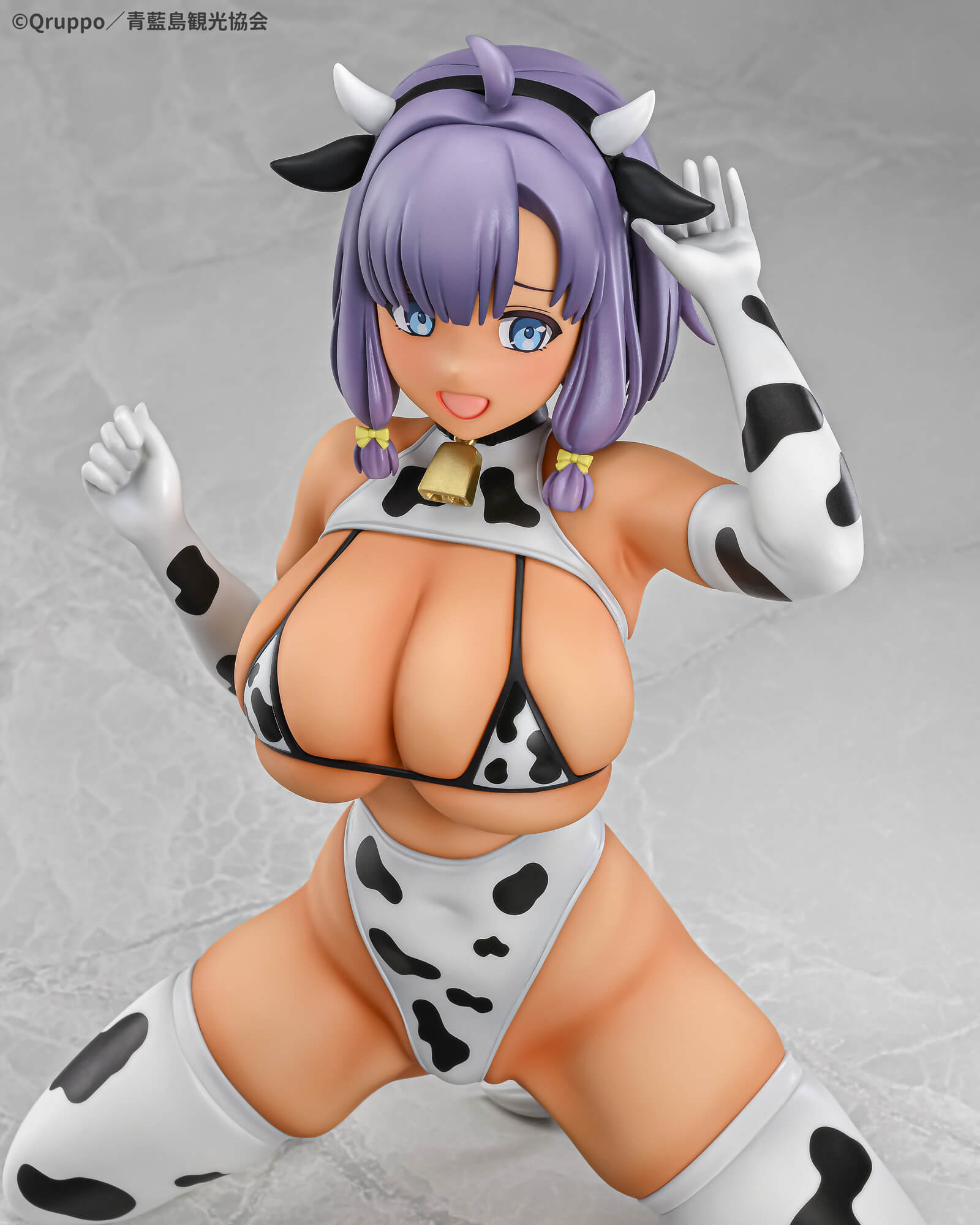 SPECIAL ORDER Q-six - Nukitashi The Animation - Misaki Hotori: Cow Pattern Costume: Suntanned Ver. 1/5 [JP]