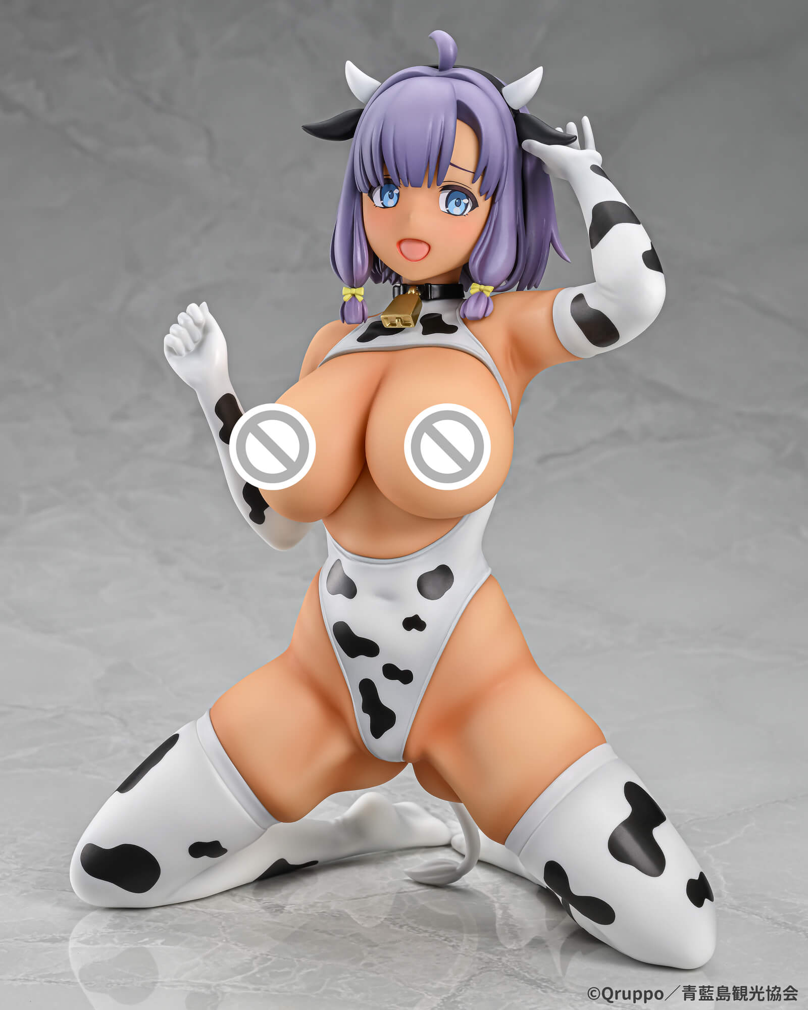 SPECIAL ORDER Q-six - Nukitashi The Animation - Misaki Hotori: Cow Pattern Costume: Suntanned Ver. 1/5 [JP]