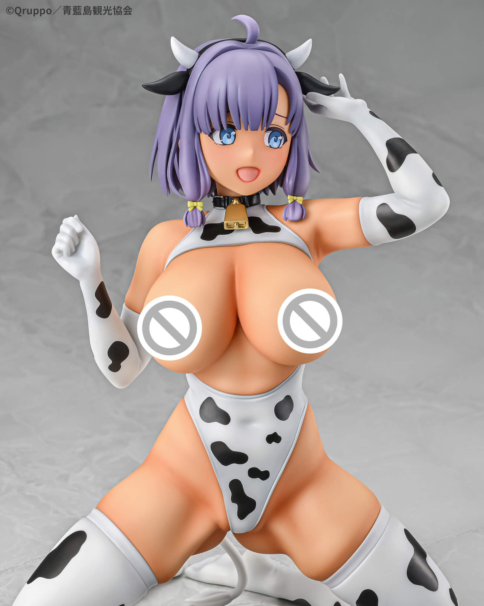 SPECIAL ORDER Q-six - Nukitashi The Animation - Misaki Hotori: Cow Pattern Costume: Suntanned Ver. 1/5 [JP]